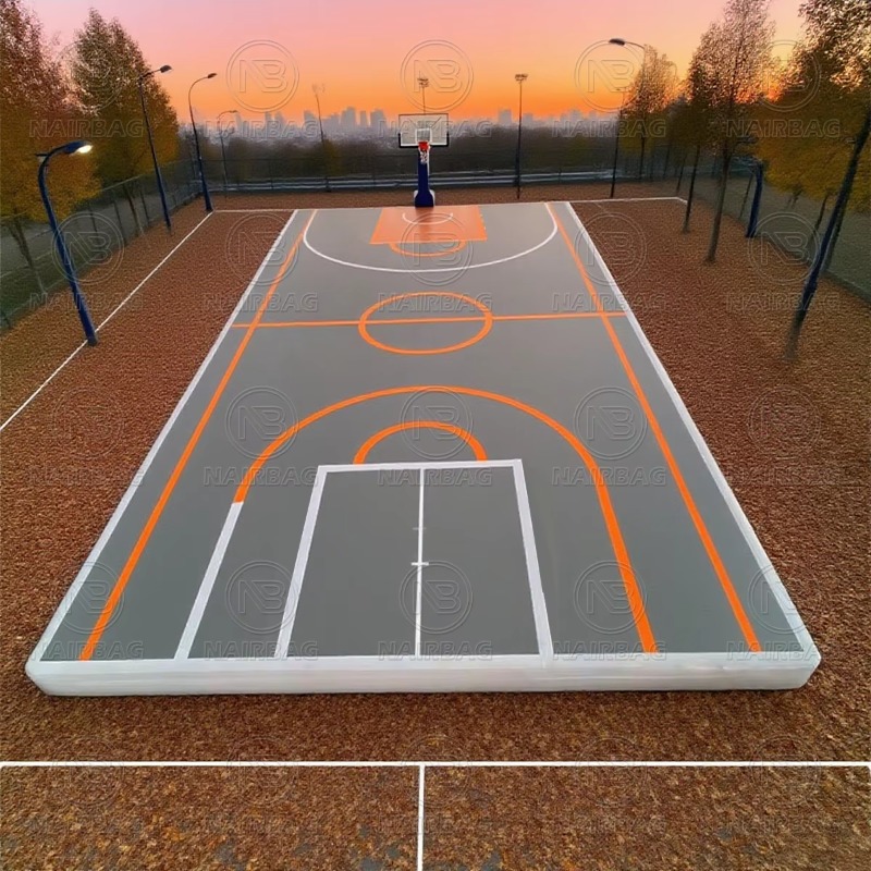 Outdoor Sport Court - Air Court Infla Sport Court Airtrack: