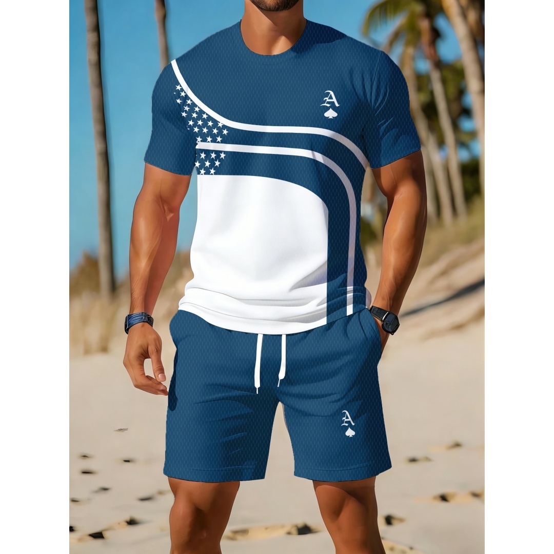 Outdoor Sport Is - Conjunto Casual Masculino de Verão com