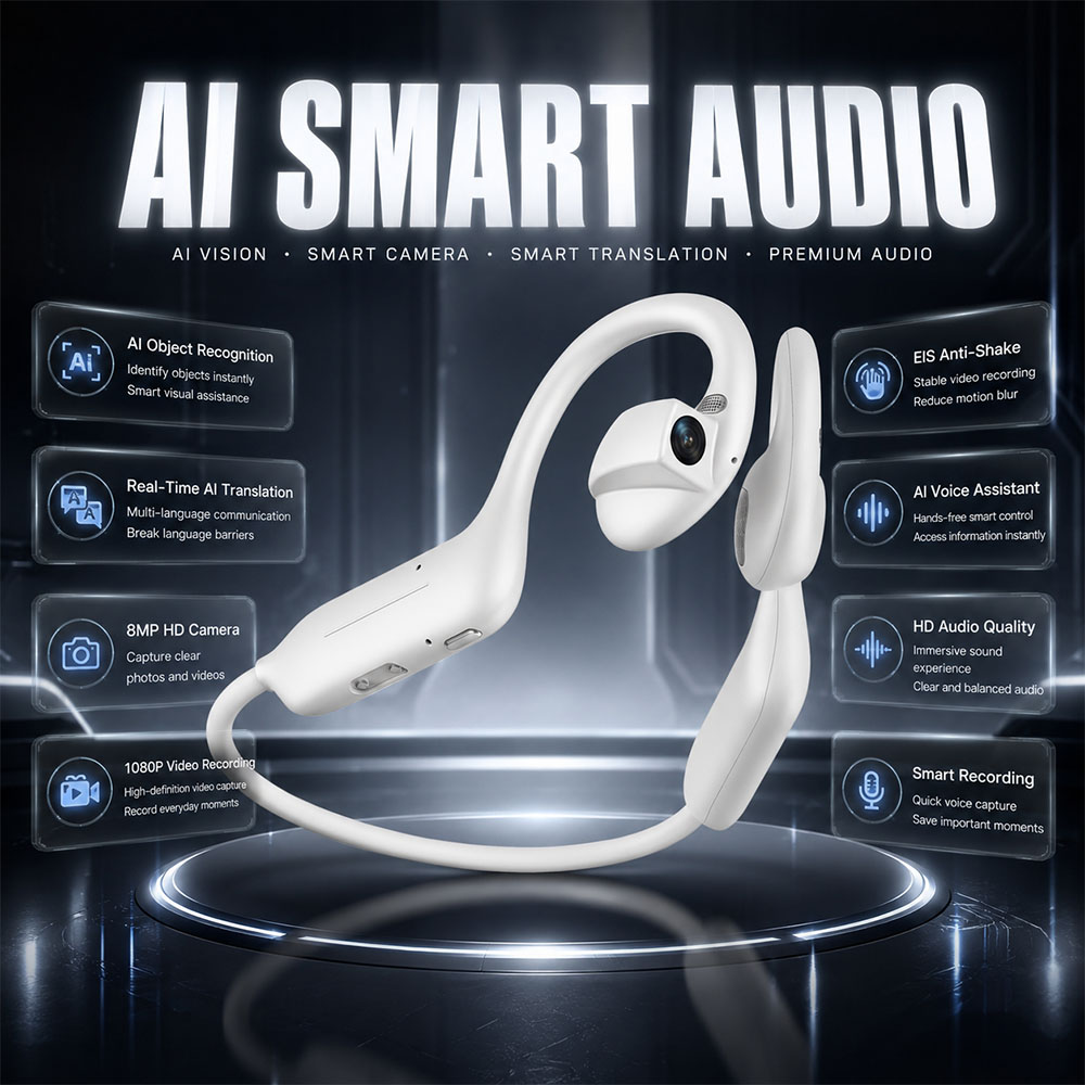 Outdoor Sport Is - NOVOS Fones de Ouvido Bluetooth 1080P