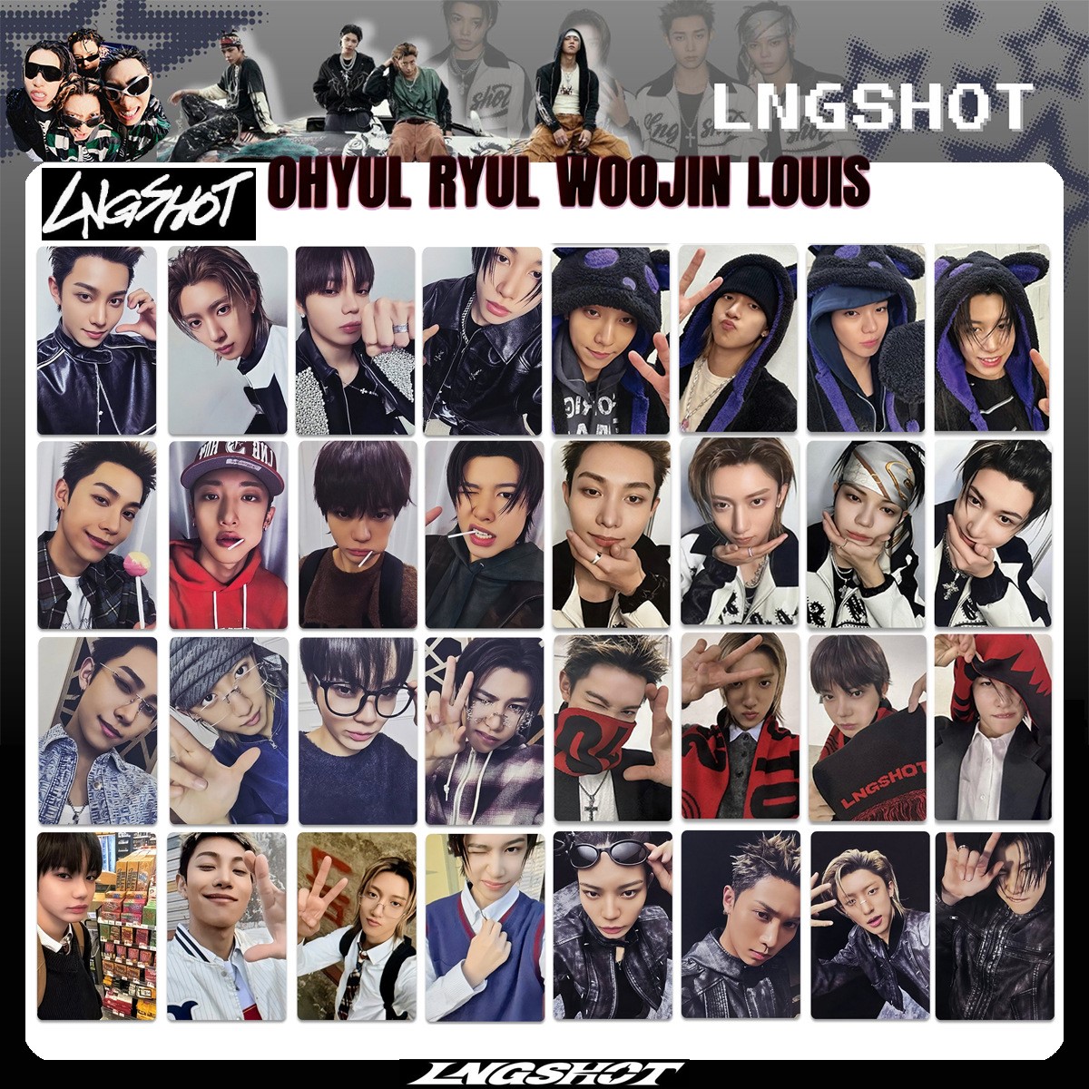 Outdoor Sports Accessories - 40 PEÇAS NOVO KPOP Grupo Hip-hop,