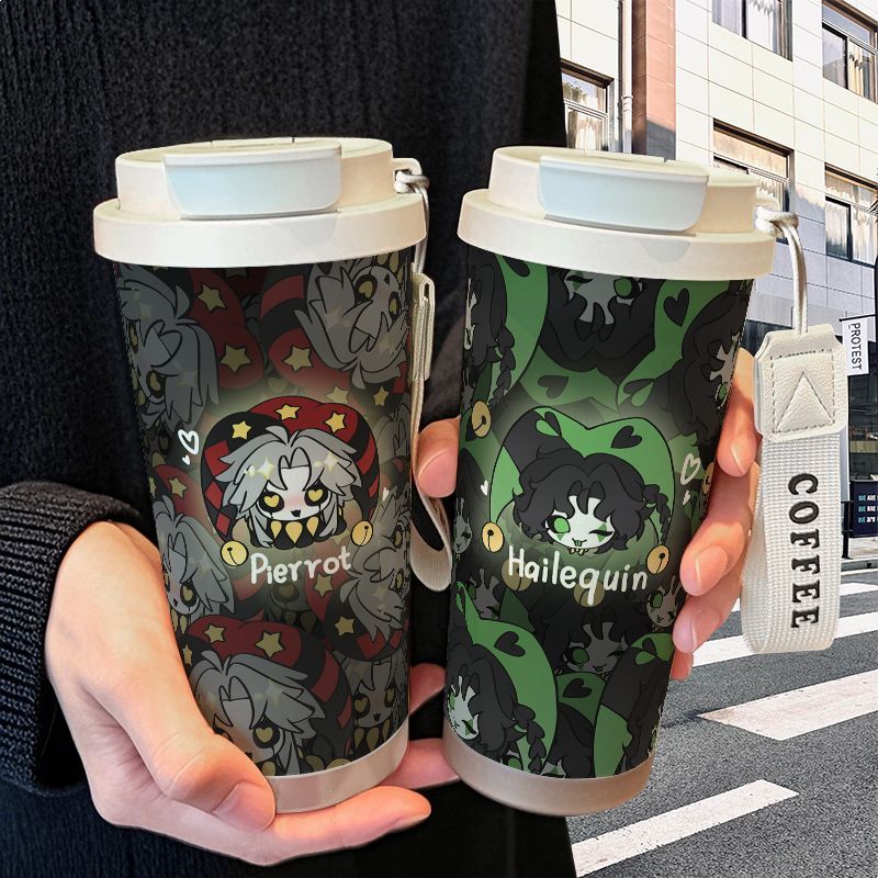 Outdoor Sports Accessories - Copo Térmico de Aço Inoxidável Anime