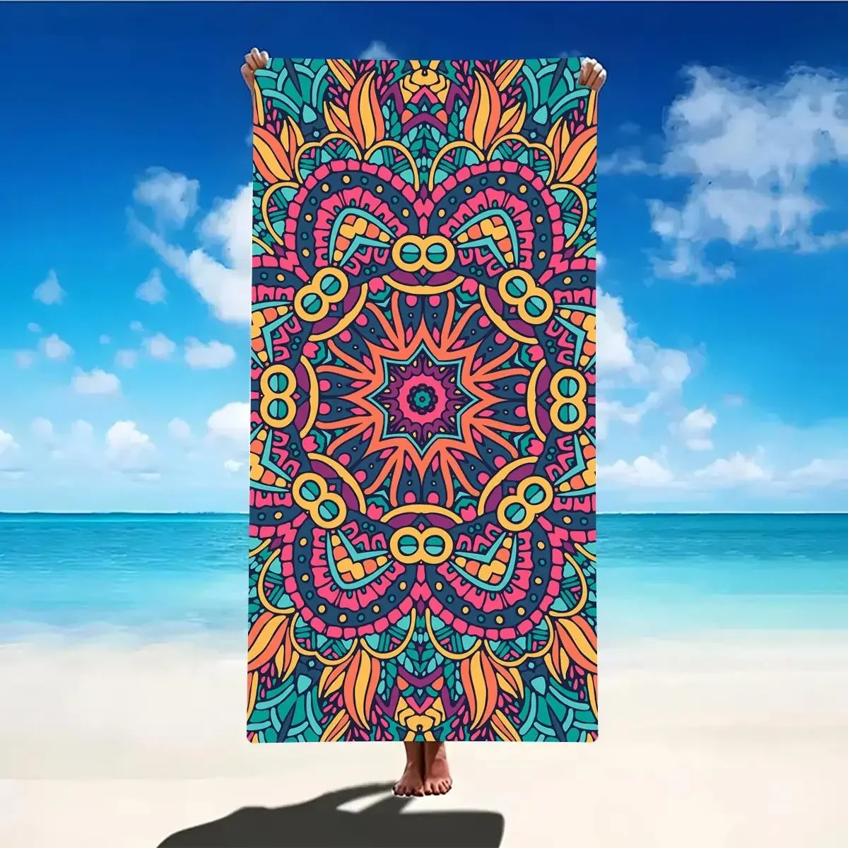 Toalha de praia com padrão geo - Outdoor Sports Center avaliação e preço