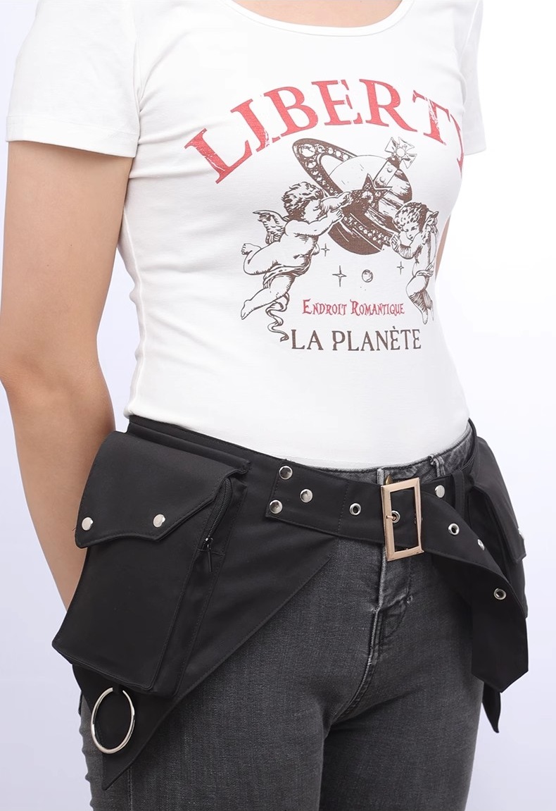 Bolsa de cintura punk medieval - Outdoor Sports Accessories avaliação e preço