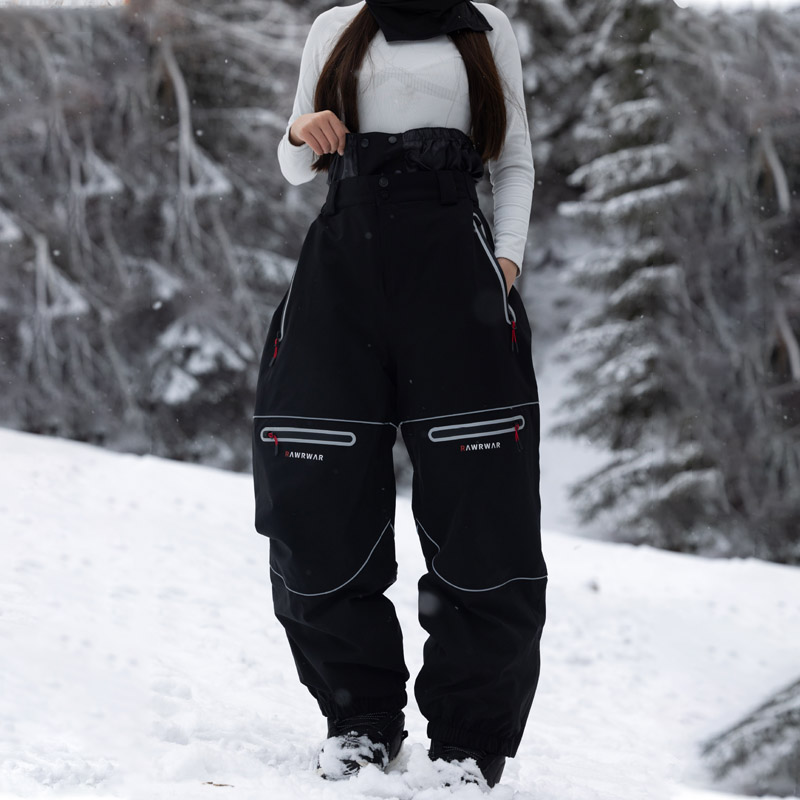 Novas Calças de Esqui Duplas p - Outdoor Sport Waterproof Pants avaliação e preço