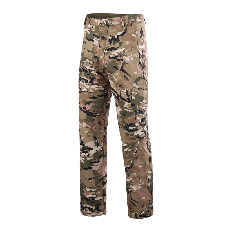 Camo caça pele de tubarão soft - Outdoor Sport Waterproof Pants avaliação e preço