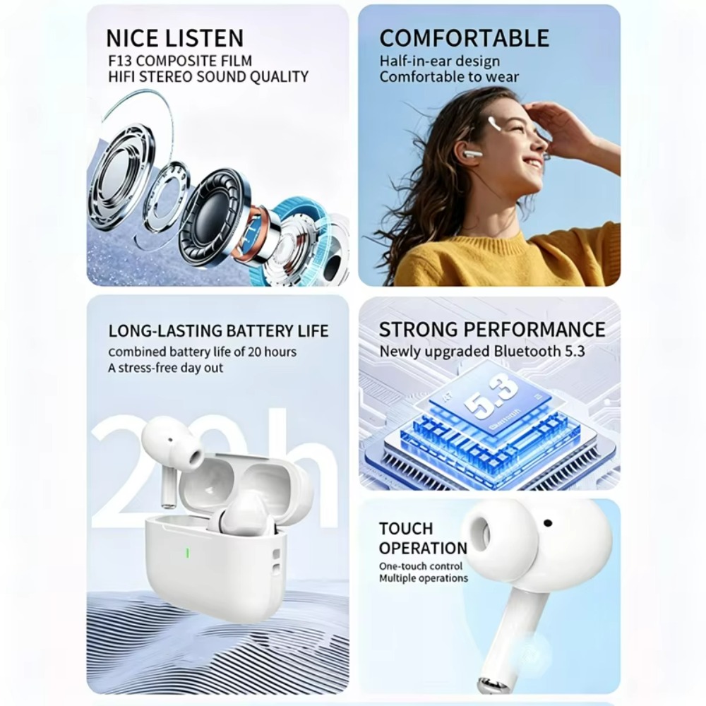 2028 Novo Fone de Ouvido Bluet - Outdoor Sport Games avaliação e preço